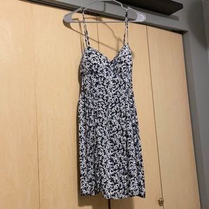 Blue and white flower dress